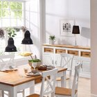 Balcão Buffet Aparador De Madeira Com 4 Portas E 4 Gavetas |